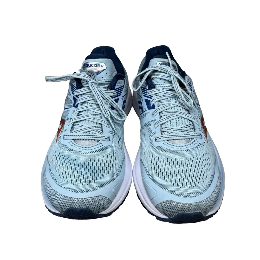 Saucony Omni 19 Womens Running Shoes Light‎ Blue Copper S10570-45 Size 7
